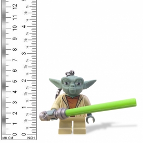 Lego, Brelok do kluczy z latarką Star Wars Yoda z mieczem świetlnym (LGL-KE122)